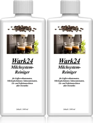 Produktbild von Wark24 Milchsystemreiniger 1L für Kaffeevollautomaten uvm. (2er Pack)