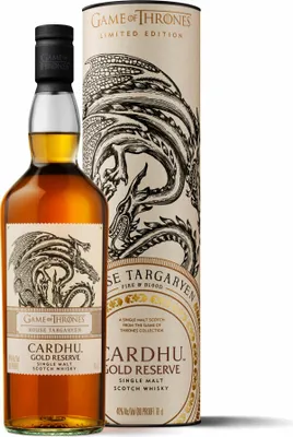 Image de Cardhu Gold Reserve GAME OF THRONES House Targaryen Single Malt Collection 40% Vol. 0,7l en boîte cadeau