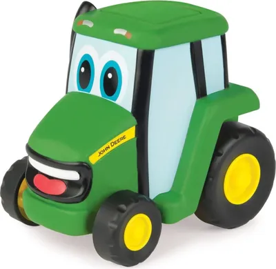 Zdjęcie produktu dla Tomy John Deere Johnny Push N Roll, Traktor, 1,5 lat(a), Plastik, Czarny, Zielony, Żółty