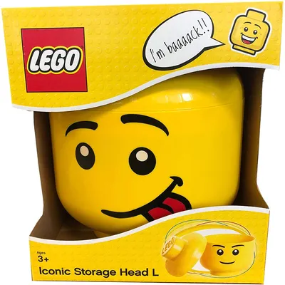 Zdjęcie produktu dla LEGO 40320806 Głowica do przechowywania LEGO STORAGE HEAD SILLY, L, 8,5 litra