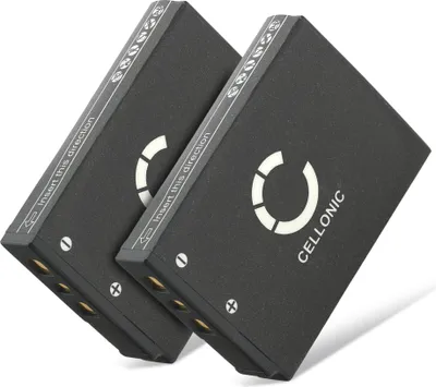 Produktbild von subtel 2x Akku für Kamera Kompatibel mit Kodak Easyshare V1003, Easyshare V803, Easyshare M381, KLIC-7003 - (1050mAh, 3.7V)