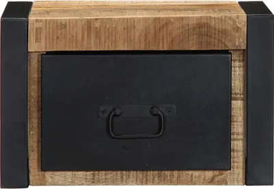 Produktbild von vidaXL Nachttische 2 Stk. 40x35x25 cm Raues Mango-Massivholz