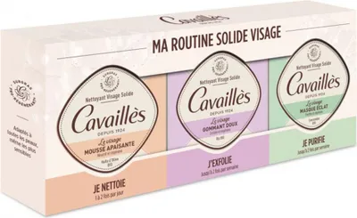 Produktbild von Rogé Cavaillès - Mein Festes Gesichtspflege-Set – 3 Seifen