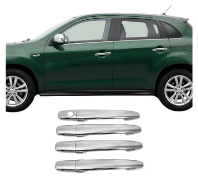 Produktbild von Türgriff Blende Türgriffkappen für Mitsubishi ASX 2010-2025 Edelstahl 8x, KI-generiertes Bild