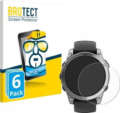 Produktbild von 6x Für Garmin Fenix E Schutzfolie BROTECT Displayschutz Display Schutz Folie Klar Transparent