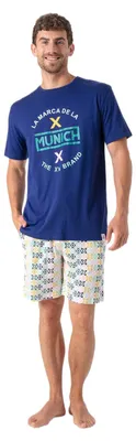 Produktbild von Munich Herren-Sommerpyjama, kurz, MU9