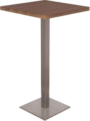 Bartisch Stehtisch Nussbaum Holzoptik 60x60x105 M-BT60H/1432