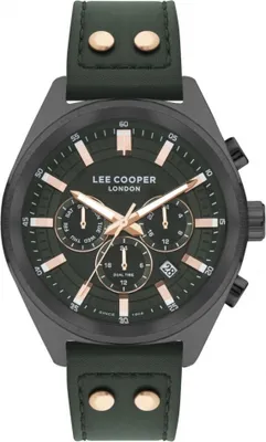 Produktbild von Herrenuhr LEE COOPER LC07842.077 in grünem Mode für Geschenk.