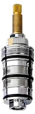 Obrázek produktu pro Termostatická kartuše pro sprchovou baterii - náhradní kartuše 3338 - mosaz - ventil pro sprchovou směšovací baterii - opravy sprch v koupelně - barva 3338