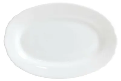 Produktbild von Kochschüssel Bormioli Ebro Glas Oval 23 x 15,5 x 2,1 cm (24 Stück)