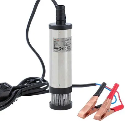 Productafbeelding van Dieselpomp, DC 12 V, 38 mm, roestvrij staal, dompelpomp voor water, olie, brandstof, transferpomp voor auto, vrachtwagen, snelboot, caravan