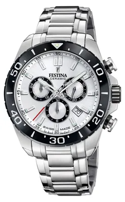 Produktbild von Festina Chronographen Chrono Swiss Made White