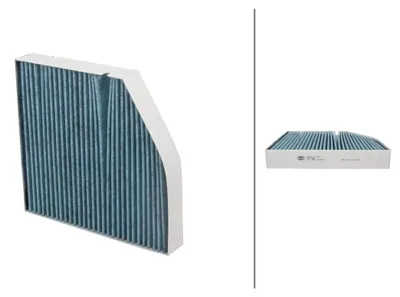 Obrázok produktu pre Vnútorný filter, peľový filter 259 x 244 mm HELLA, napr. pre MERCEDES-BENZ TRIEDA C