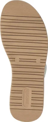 Produktbild von Remonte Damen Leder Sandale Klett Goldakzente D1J63, Größe:38 EU, Farbe:Weiß
