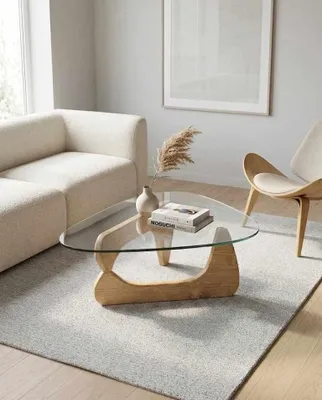 Obrázok produktu pre Skye Decor, kvalitný konferenčný stolík (3-dielny) v prevedení Sapphire Oak, 100% melamín | Moderný dizajn