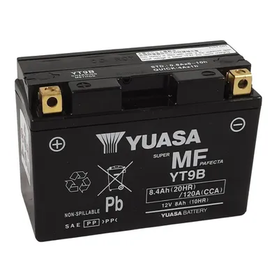 Image de YUASA Batterie W/C Sans entretien Activée en usine - YT9B