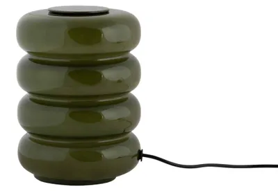 Produktbild von Leitmotiv - Tischleuchte Aro - Grün - Ø12cm Tischlampe - Nachttischlampe, Wohnzimmer, Schlafzimmer