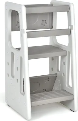 Produktbild von Lernturm für Kinder mit verstellbaren Höhen und Schutzgeländern
