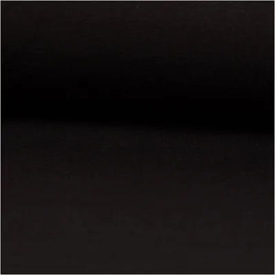 Produktbild von Stoff Meterware Alpenfleece uni schwarz 1,50m