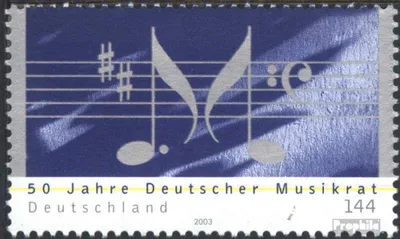 Produktbild von Briefmarken BRD (BR.Deutschland) 2003 Mi 2346 (kompl.Ausg.) gestempelt Musikrat