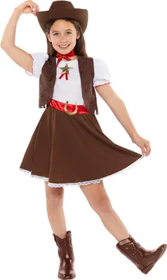Produktbild von Western Cowgirl Kostüm für Mädchen