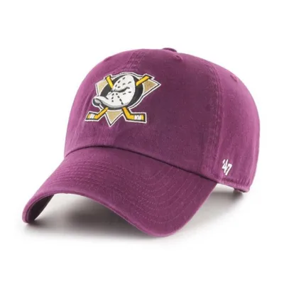 Obrázek produktu pro 47 Brand Čepice Czapka Z Daszkiem Nhl Anaheim Ducks Clean Up Plum, HNLRGW25GWSPJ