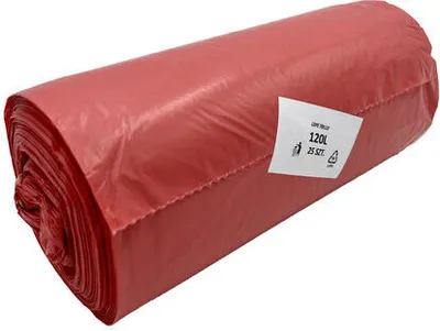 Produktbild von 50x Müllsäcke 120 Liter 70 x 110 cm LDPE rot