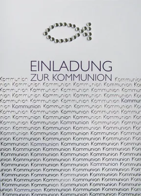 Produktbild von Kommunion - Einladungen - 5 Karten – 5 Umschläge – im Format