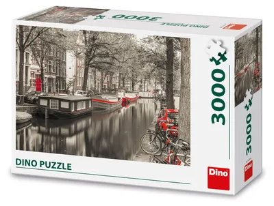 Immagine prodotto di Puzzle Dino: Il Canale di Amsterdam, 3000 pezzi