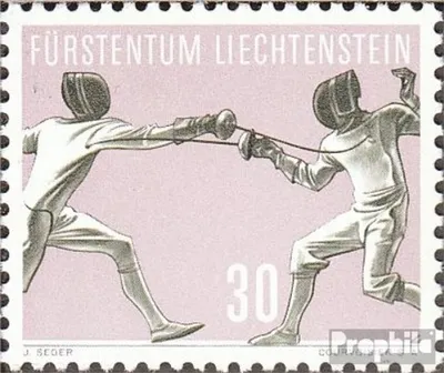 Produktbild von Briefmarken Liechtenstein 1958 Mi 366 postfrisch Sport