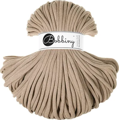 Obrázok produktu pre Bobbiny Jumbo 8 mm 100 m Sand Špagát