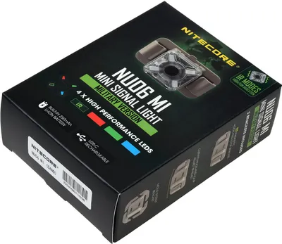 Nitecore NU06 MI mehrfarbige Signal-Leuchte, Signal-Lampe mit IR
