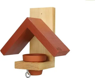 Obrázok produktu pre Vtáčia búdka - Mini kŕmidlo Magdalena MKW ECO - Stabilná búdka pre voľne žijúce a záhradné vtáky - z mäkkého dreva - odolná voči poveternostným vplyvom