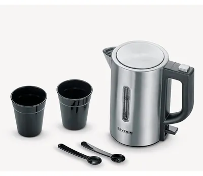 Obrázek produktu pro Cestovní konvice nerez 0,5l 115/230V vč.hrnků WK3647