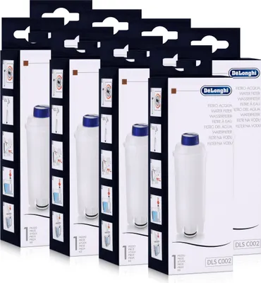 Produktbild von 8x DeLonghi DLS C002 Wasserfilter für ESAM, ECAM, BCO EC Kaffeevollautomaten