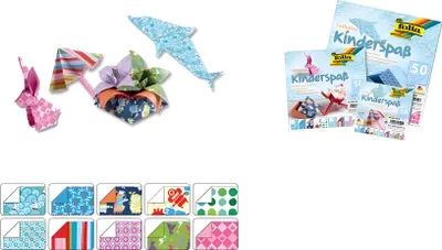 Produktbild von Folia Folia Vouwblaadjes Kinder - 80 gr - 50 vel - 15x15cm