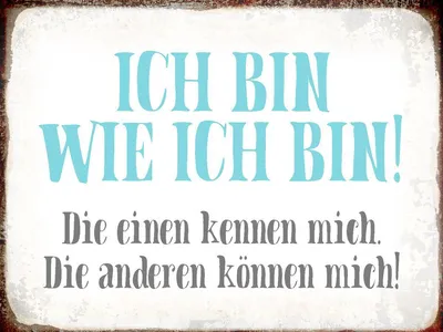 Produktbild von vianmo Holzschild 30x40 cm ich bin so wie ich bin