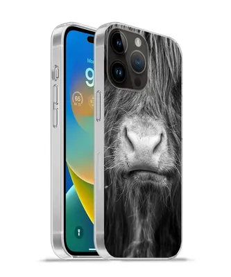 Produktbild von MuchoWow® Handyhülle Schutzhülle Hülle für Apple iPhone 14 Pro Max Schottischer Highlander - Haare - Tiere Silikon Softcase Handy Hülle - Hardcover