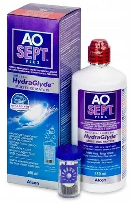 Płyn do soczewek Aosept Plus Hydraglyde 360 ml