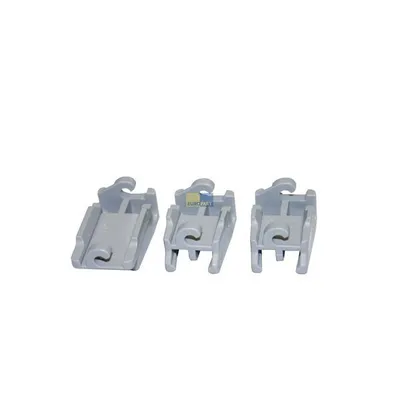 Produktbild von Original Bosch Siemens 3 x  Korbablage Klemmen Oberkorb Spülmaschine 418674