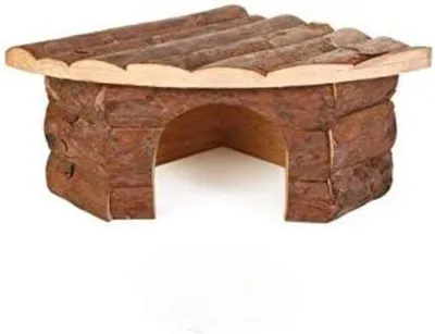 Produktbild von Famanu Hamsterhaus Natürliches Holz - 21 x 10 x 15 cm - Braun