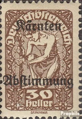 Produktbild von Briefmarken Österreich 1920 Mi 326 gestempelt Kärnten