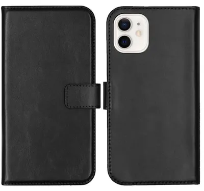 Imagen del producto de Funda de Cuero Auténtico tipo Libro para Apple iPhone 12 Mini -