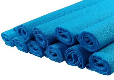Obrázok produktu pre Netuno, 10 roliek krémového papiera, tyrkysová farba, 200 x 50 cm, papierové roličky, dekorácia