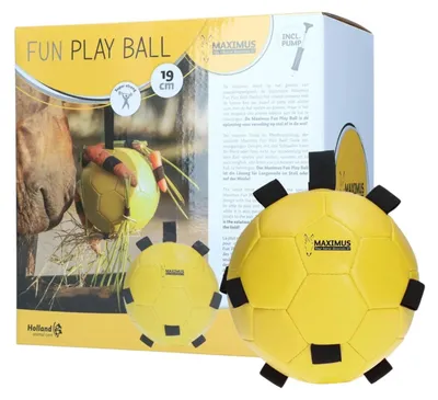 Produktbild von Maximus Fun Play Ball mit Schlaufe gelb