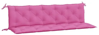 Produktbild von Sitzkissen-Set für Gartenbank, 2 Stück, Rosa