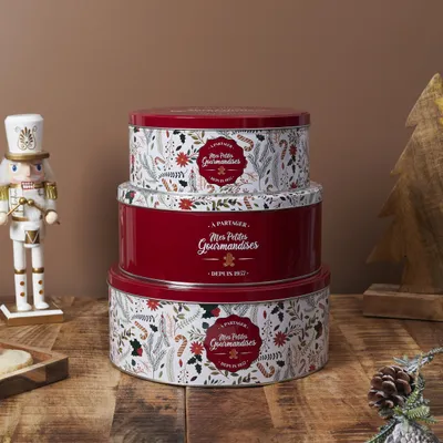 Produktbild von 3 Weihnachtsmetallboxen
