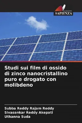 Produktbild von Studi sui film di ossido di zinco nanocristallino puro e drogato con molibdeno