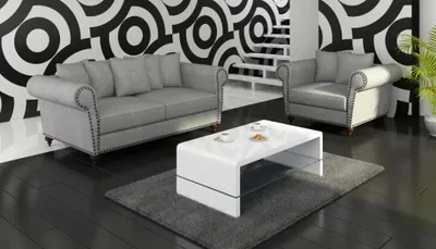 Produktbild von Big Sofa Xxl Chesterfield Textil Sofa Couch 250Cm Polster Garnitur Design Neu
