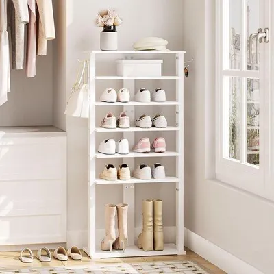 Produktbild von Famanu Schuhschrank 8-stufig - Holz, platzsparend